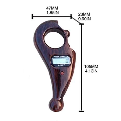 Tally Counting Machine-Manual Finger Rotating Digital Tally Number Counting Machine ((Color on availability)